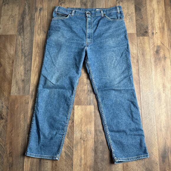 Vintage 90s Levis Jeans Men's Size 38 x‎ 29 Blue Silver Tab Straight 2864 - Picture 1 of 13